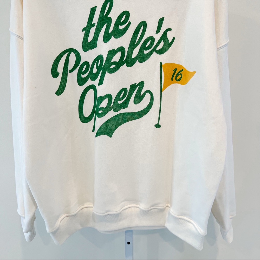 Abercrombie & Fitch Waste Management Golf Tournament Half Zip Sweatshirt Large - Picture 8 of 13